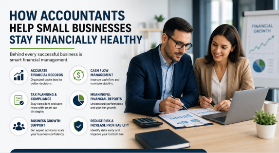 How Accountants Help Small Businesses Stay Financially Healthy